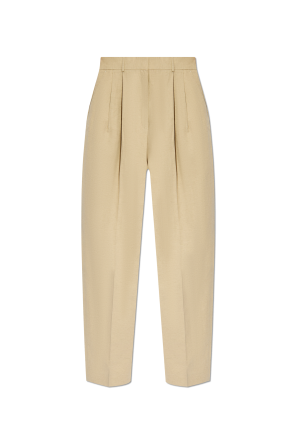 Beige Pants with logo Moncler - Vitkac AS